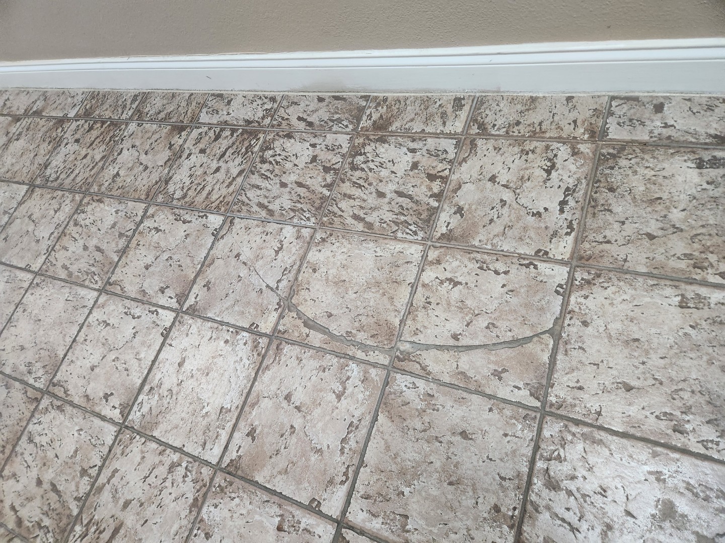 Lobby Craked Floor Tile